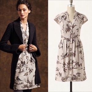 Sale Today Only⚡️ANTHRO MAEVE  Deer Print Dress